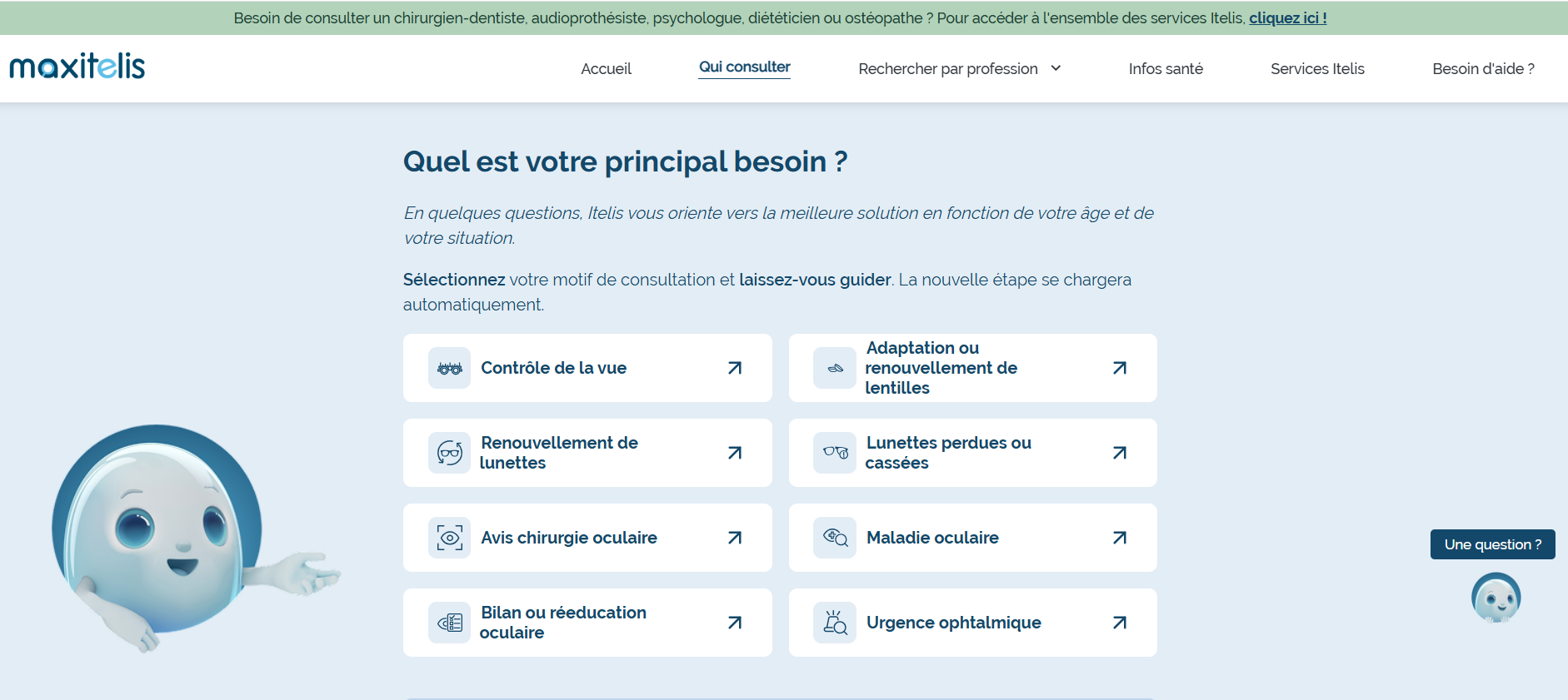 Un parcours conçu pour vous orienter vers le professionnel de santé le plus adapté à vos besoins.